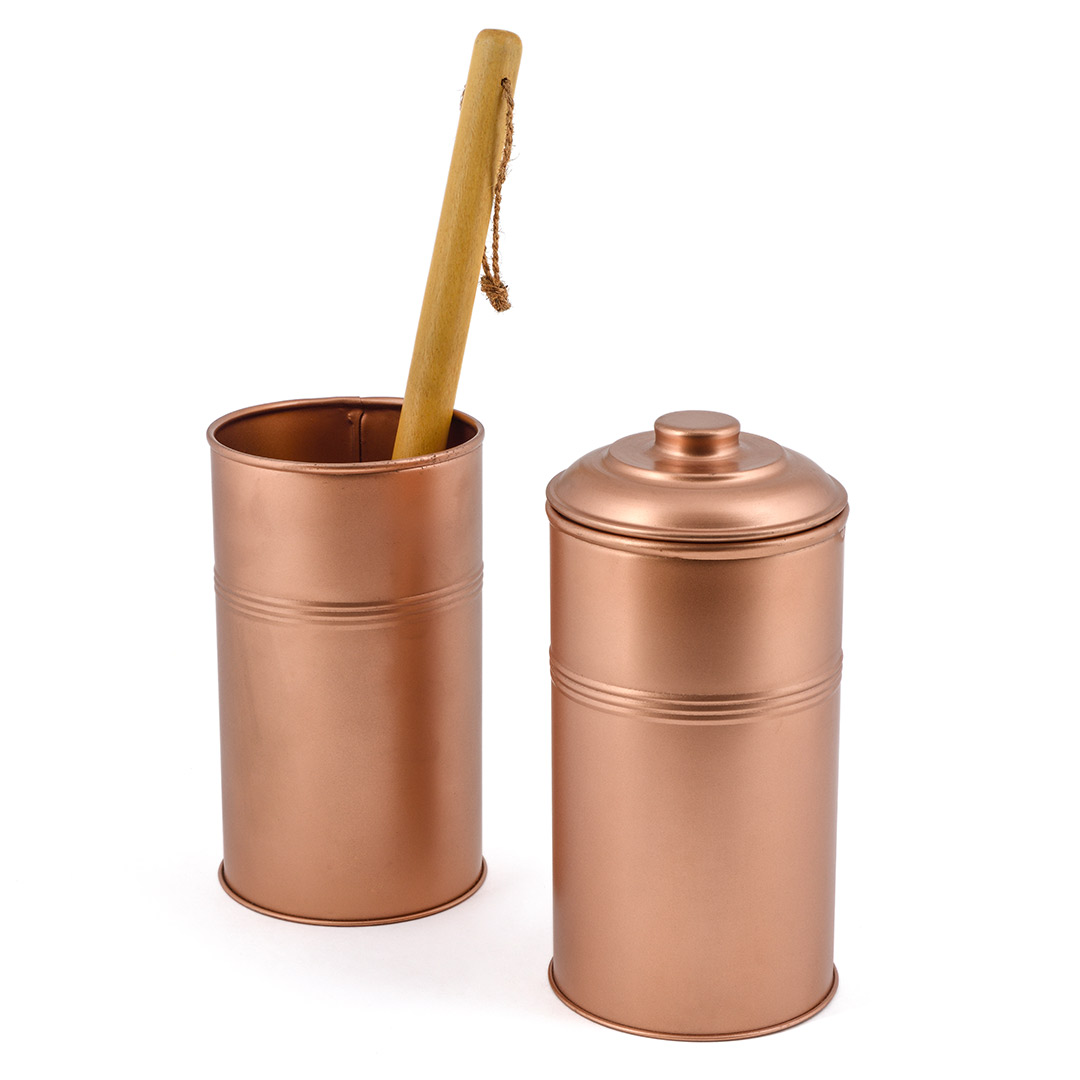 ECOMAX Toilet Brush Holder – Copper