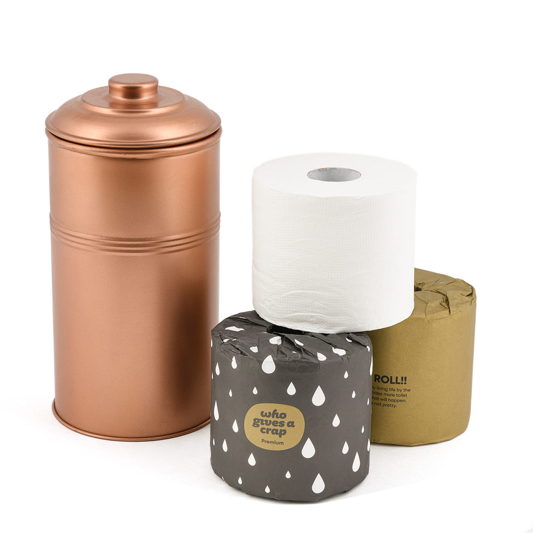 ECOMAX Toilet Roll Holder – Copper