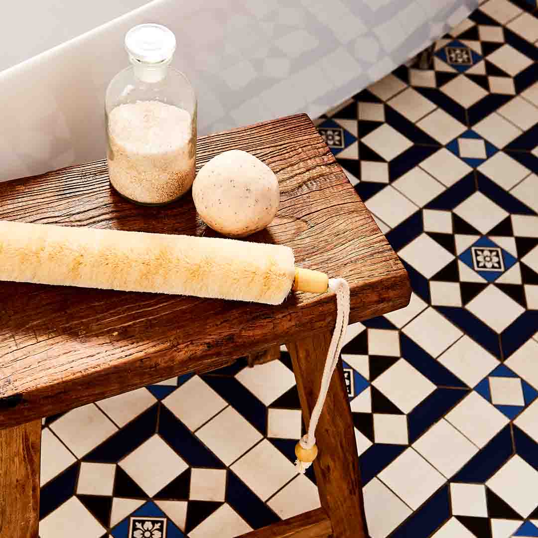 ECOMAX Back Brush w/Cotton Strings