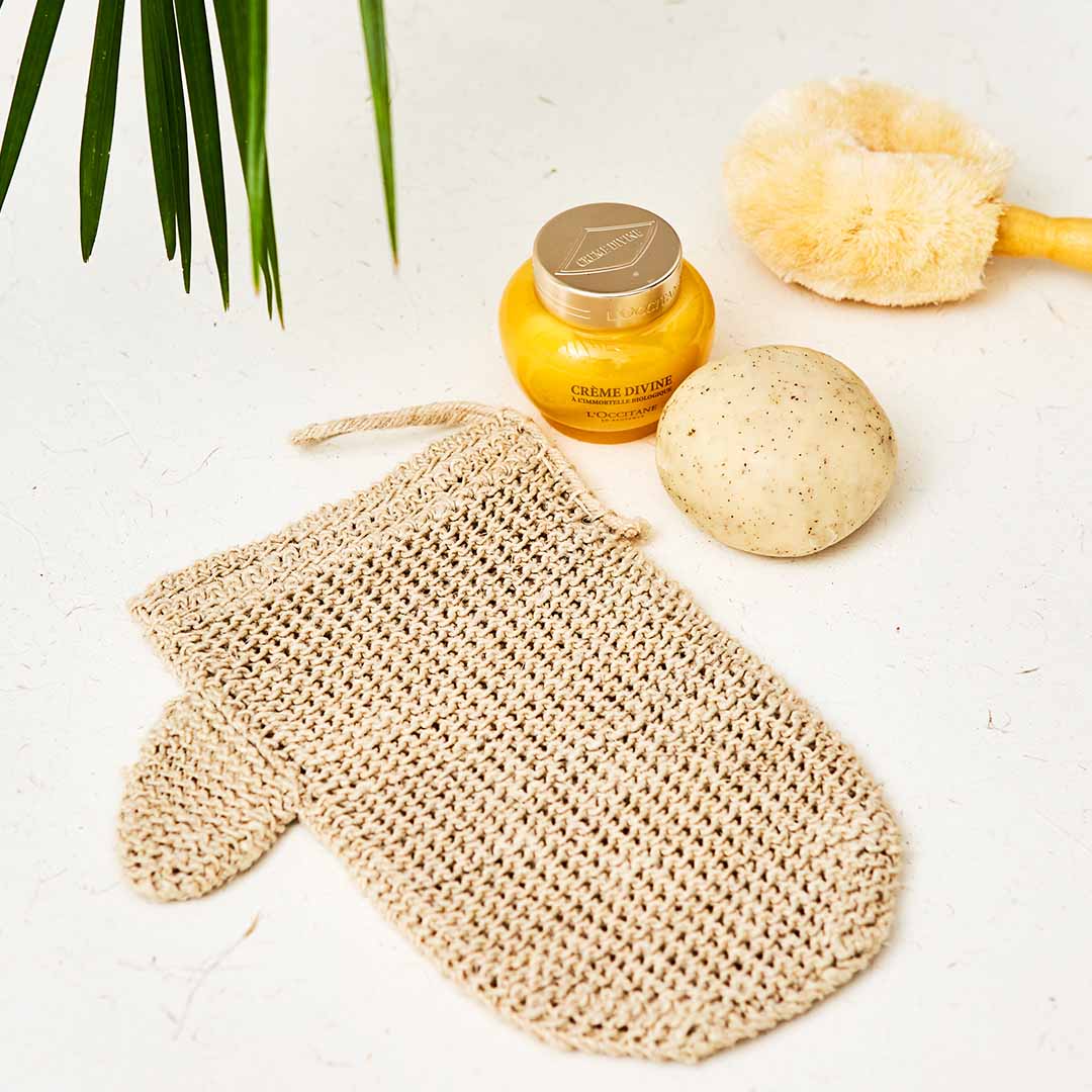 Eco Max Hemp Exfoliating Mitt
