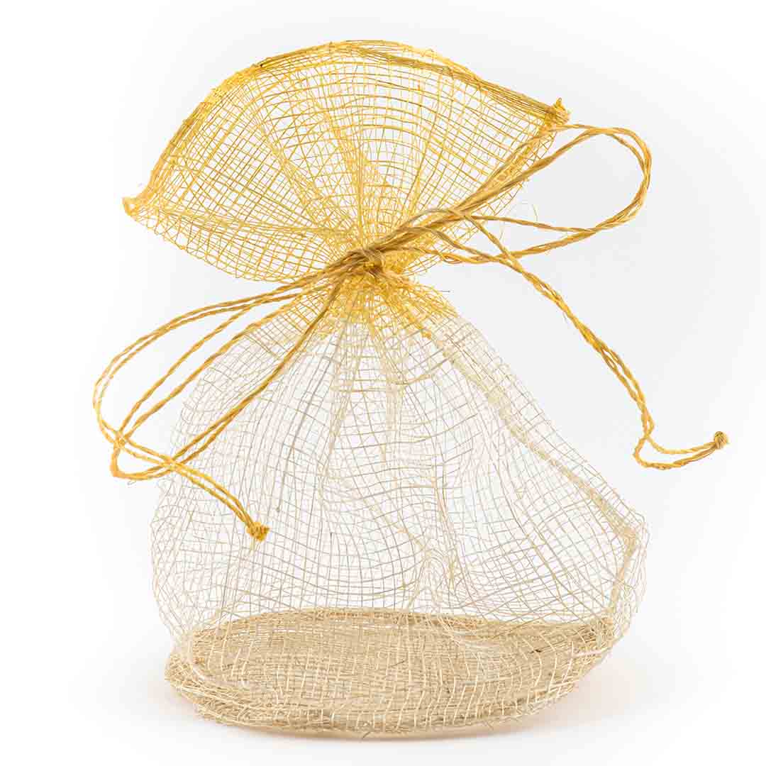 Sinamay Bag Yellow Small